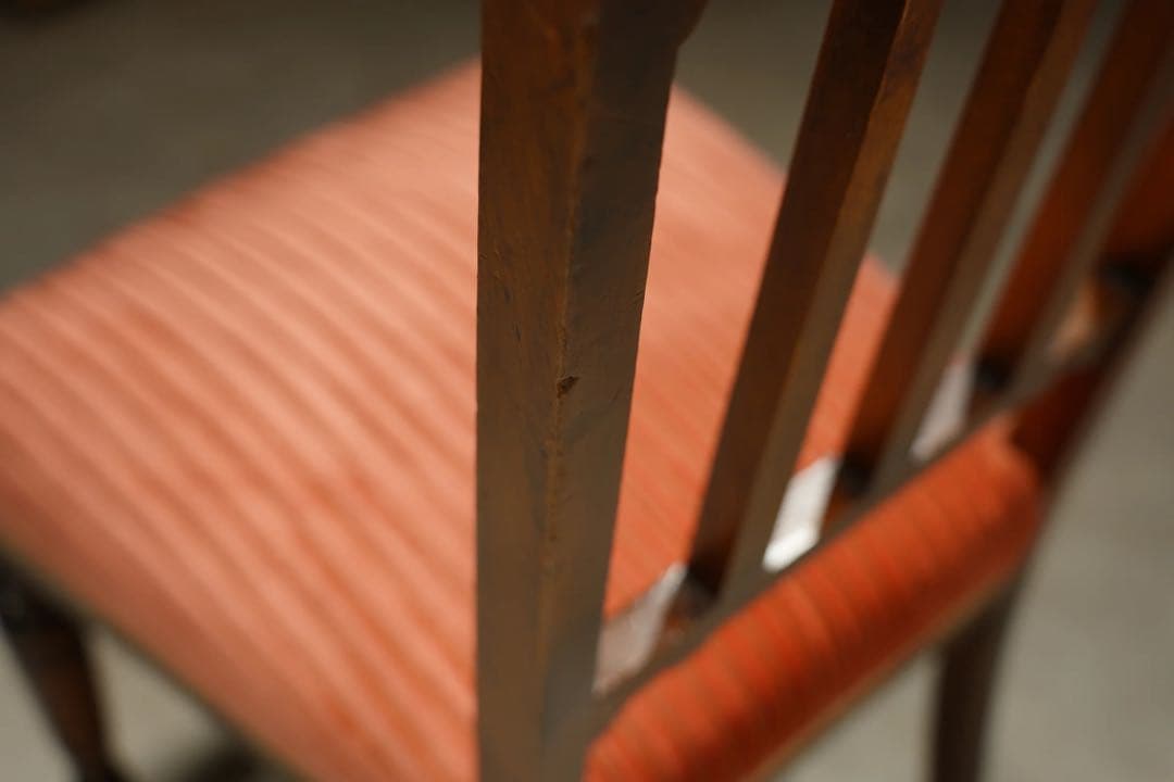 ルイ16世様式　サロンチェア　椅子　象嵌　フランス　アンティーク