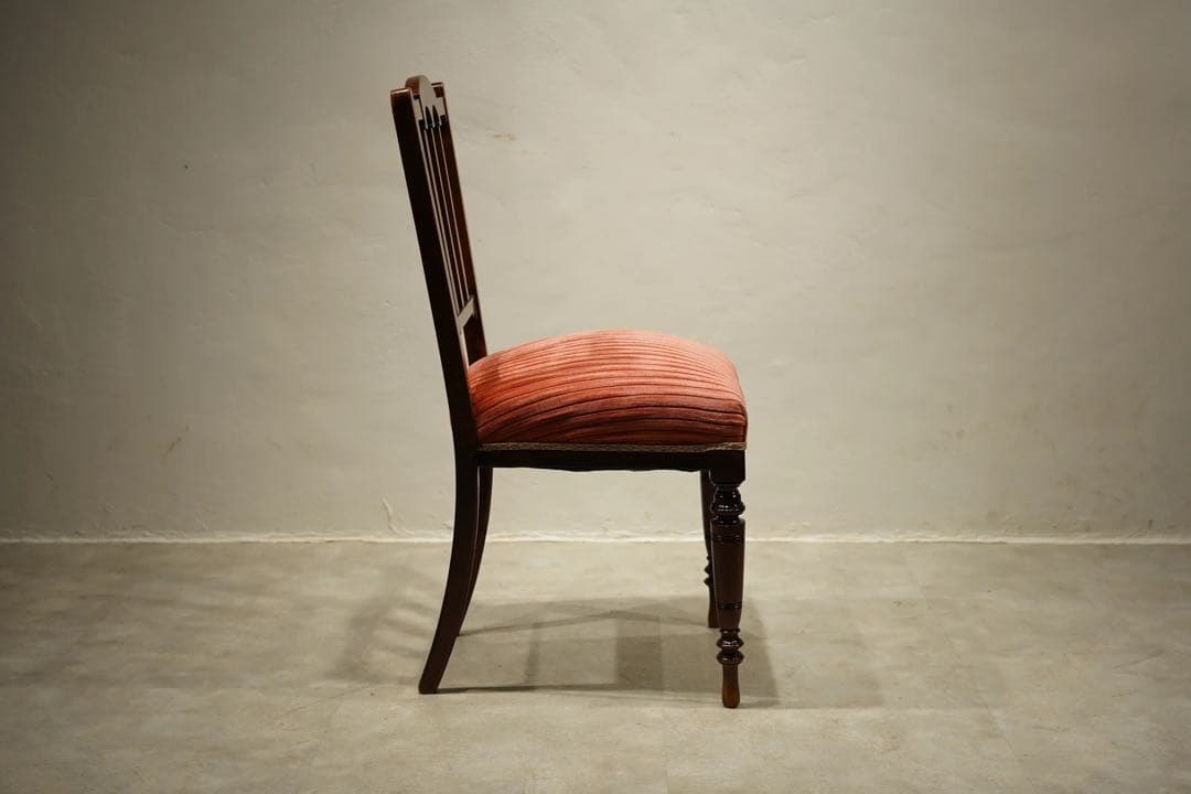 ルイ16世様式　サロンチェア　椅子　象嵌　フランス　アンティーク