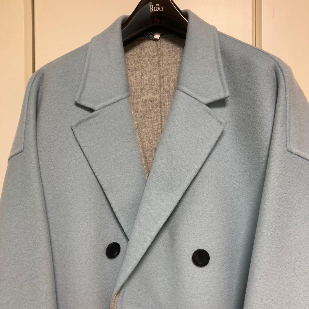 ADORE アドーア　２ＴＯＮＥリバーⅡジャケット　ブルーXトップグレー　36