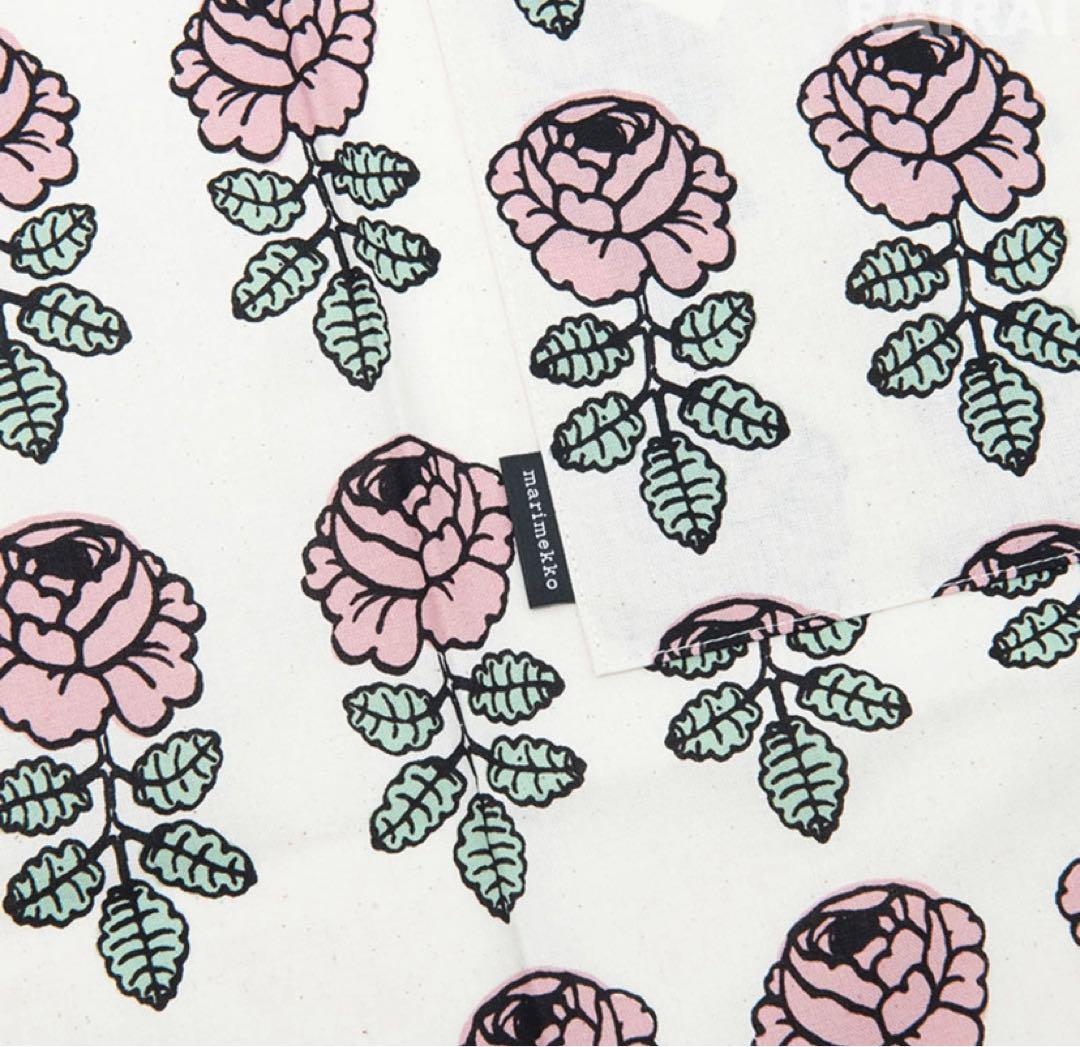 マリメッコ エプロン ヴィヒキルース ピンク 日本限定