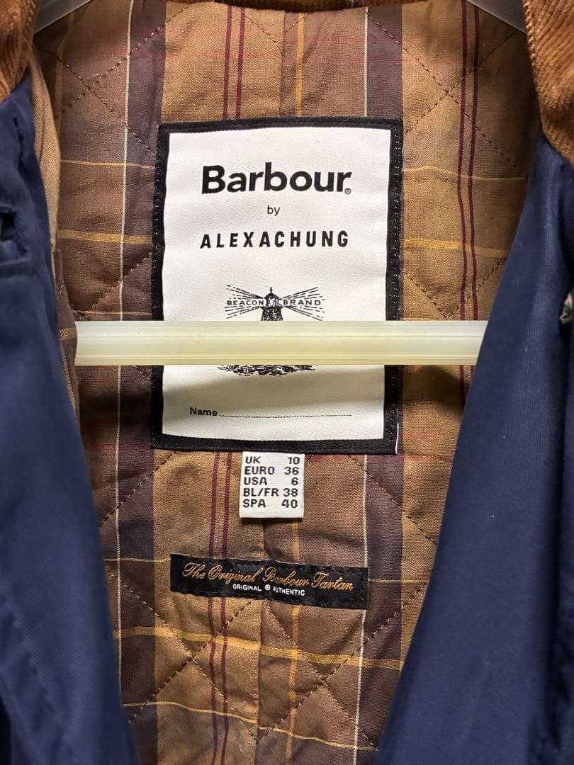 Barbour × ALEXACHUNG キルティングコート 激レア　美品