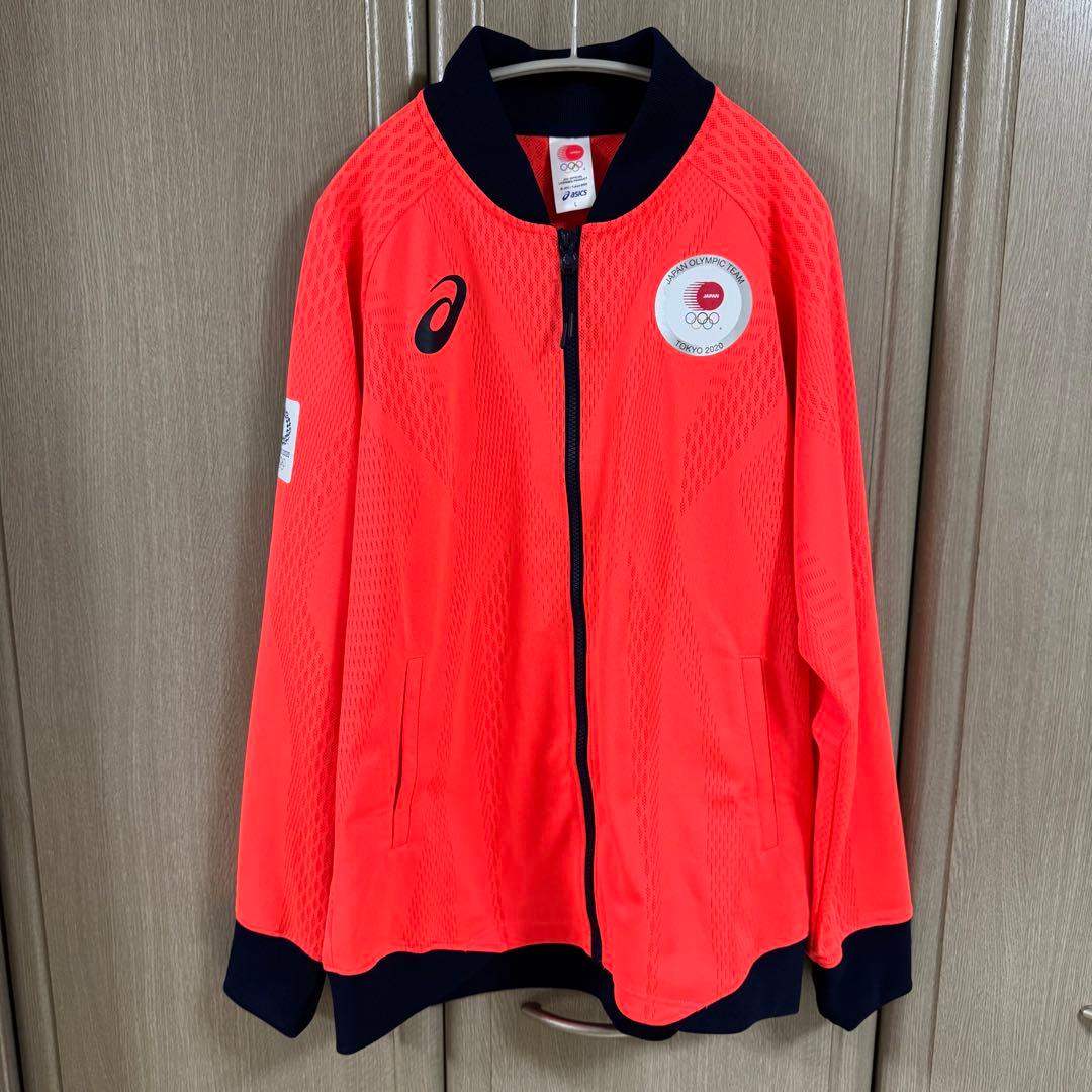 【美品！】アシックス ポディウムジャケット 東京オリンピック日本代表選手団 Ｌ