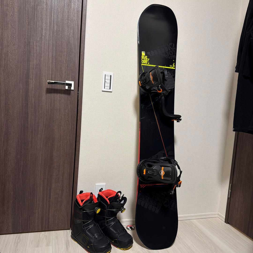 k2 スノボセット　ボード　ビンディング　スノーブーツ　ケー