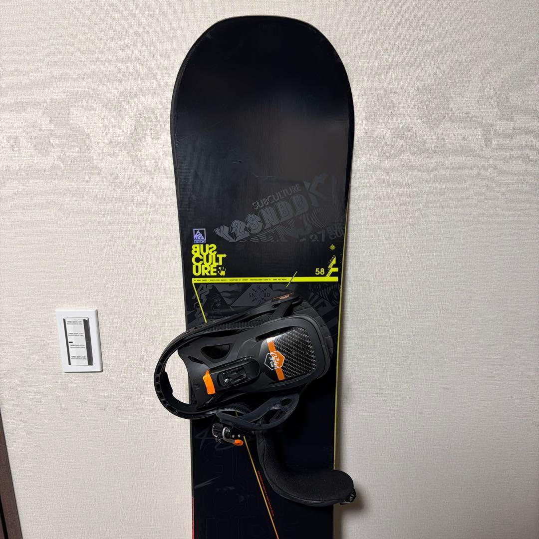 k2 スノボセット　ボード　ビンディング　スノーブーツ　ケー