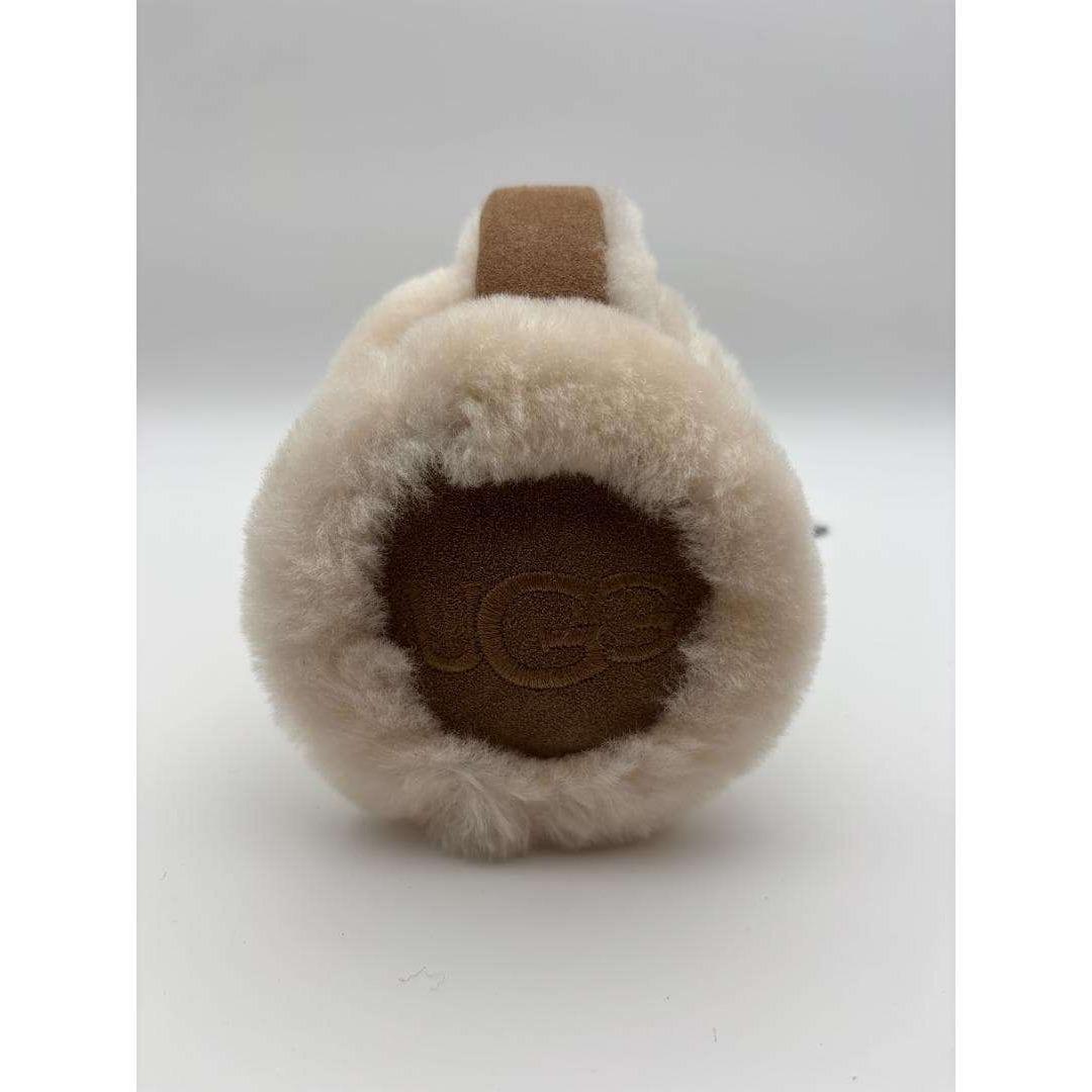 【UGG・正規品】ふわもこ ★刺繍ロゴ イヤーマフ　チェスナット　耳あて　人気