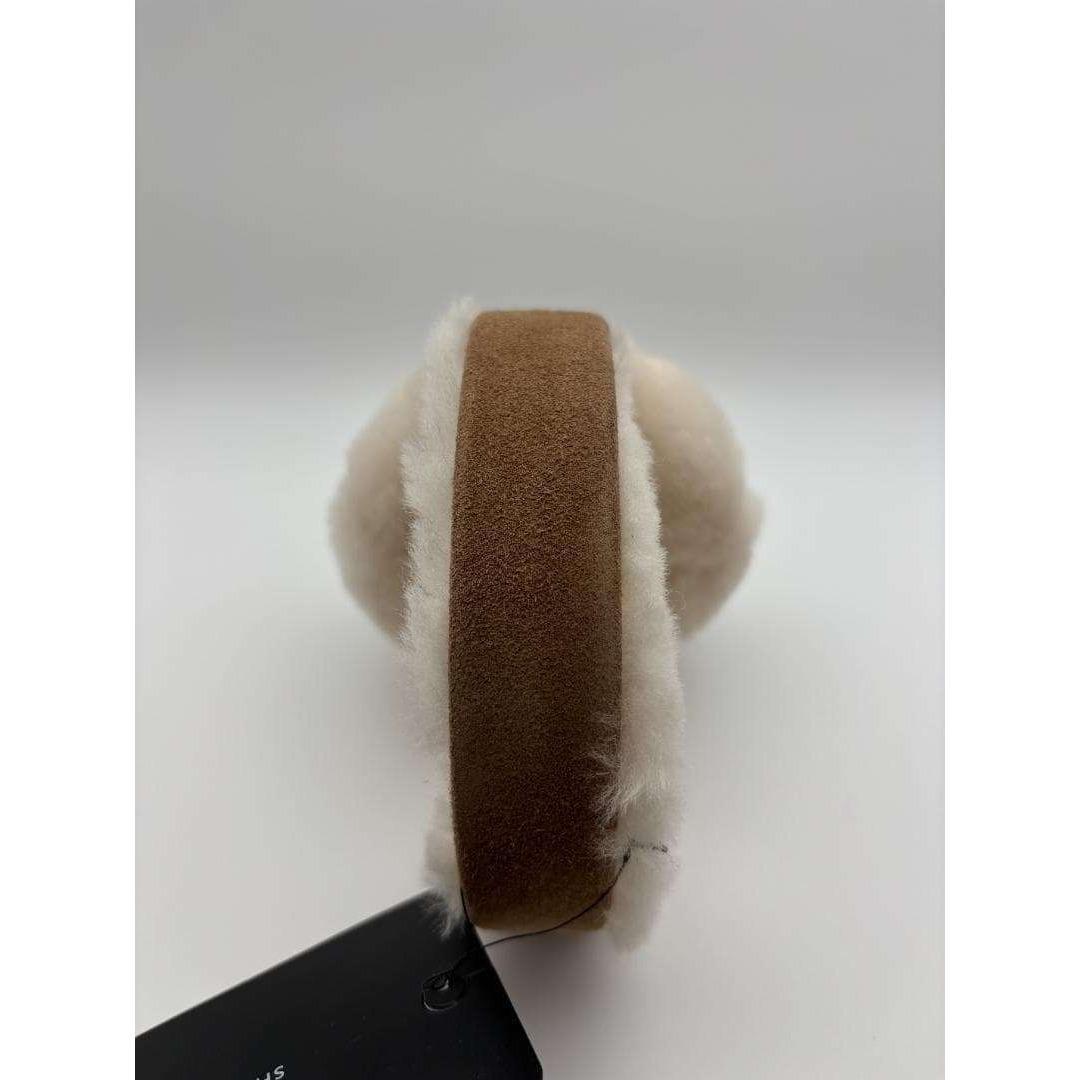 【UGG・正規品】ふわもこ ★刺繍ロゴ イヤーマフ　チェスナット　耳あて　人気