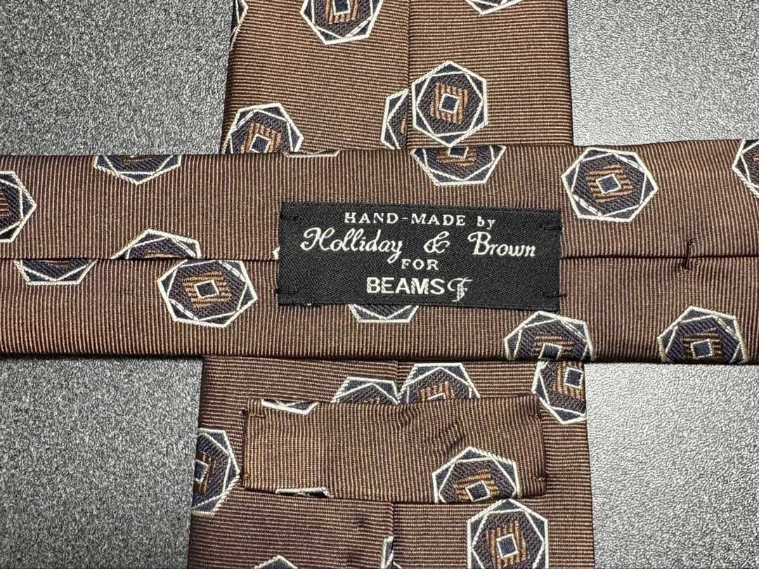 BEAMS F Holliday&Brown ホリデーアンドブラウン　ネクタイ②