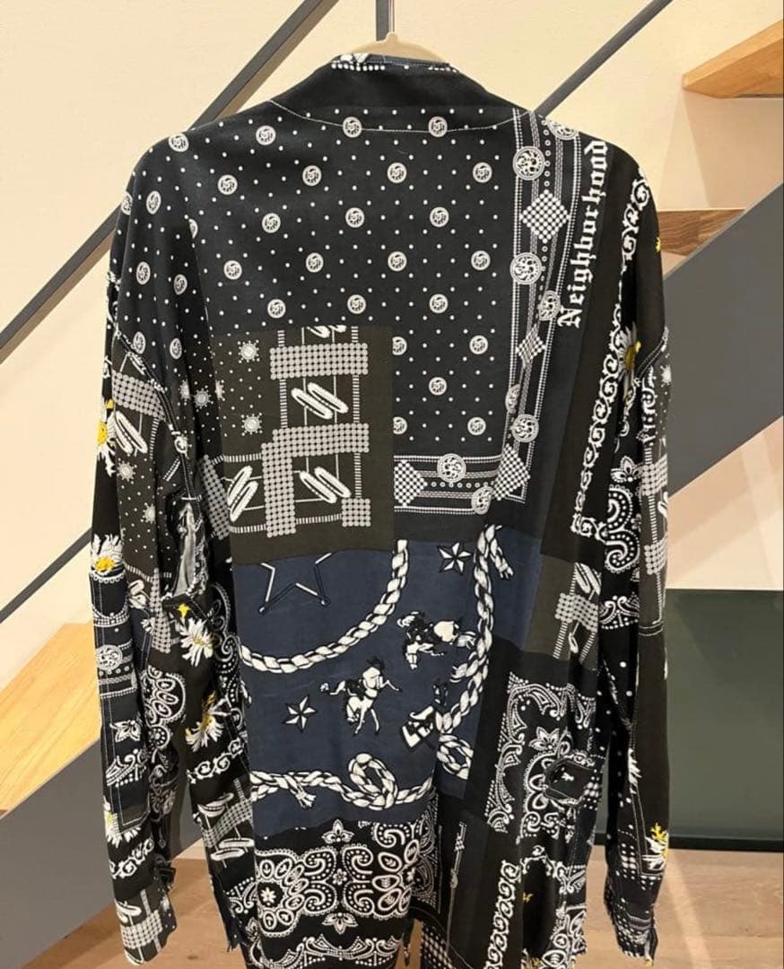 最終値下げ　NEIGHBORHOOD バンダナ柄 長袖シャツ 美品