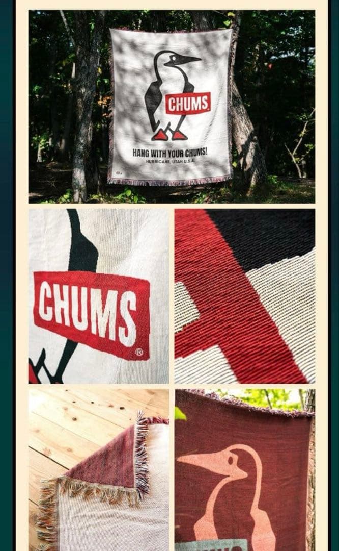 チャムスCHUMS ラグ　受注生産