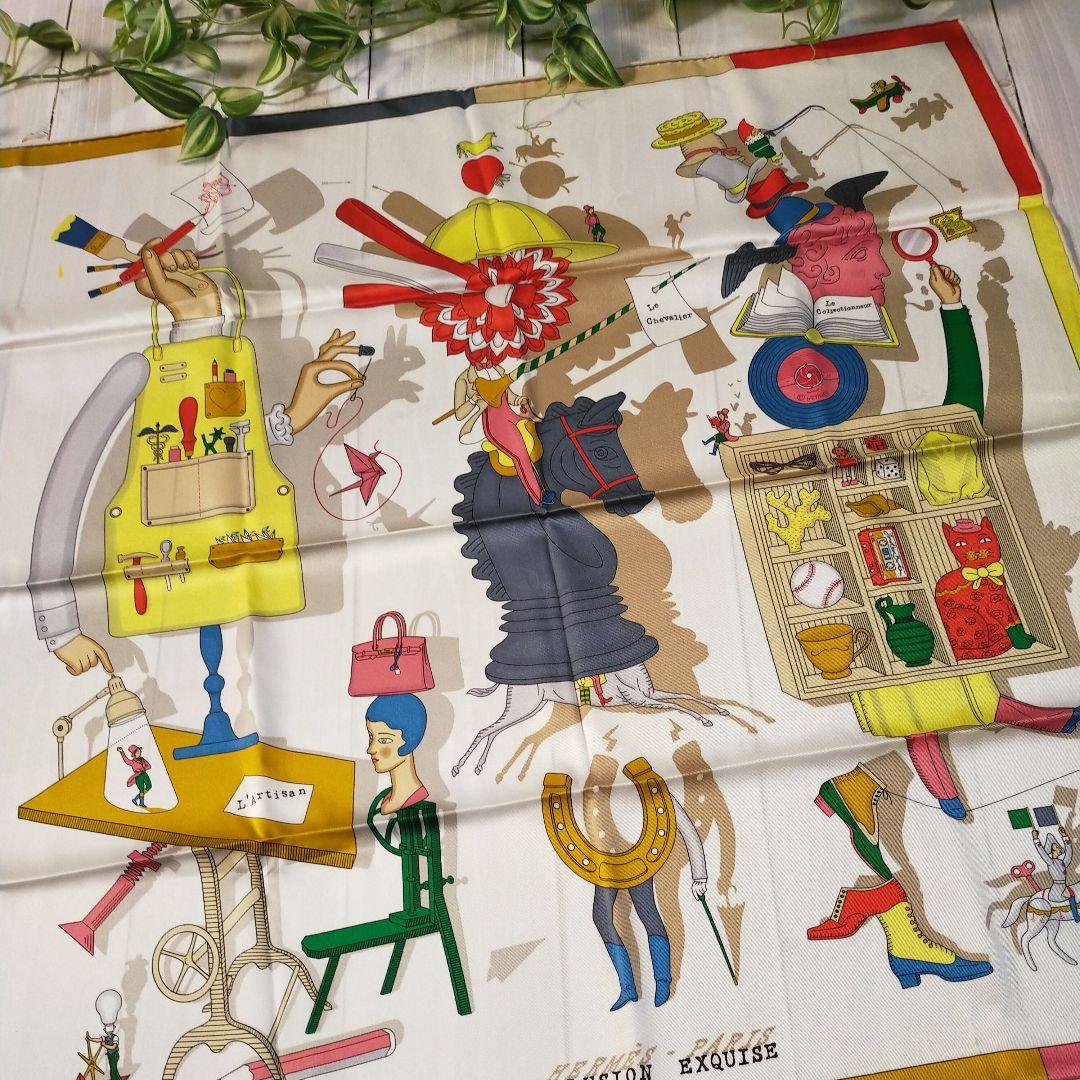 ☘️新品未使用 保存箱☘️ エルメス カレ70 華麗なるイリュージョン