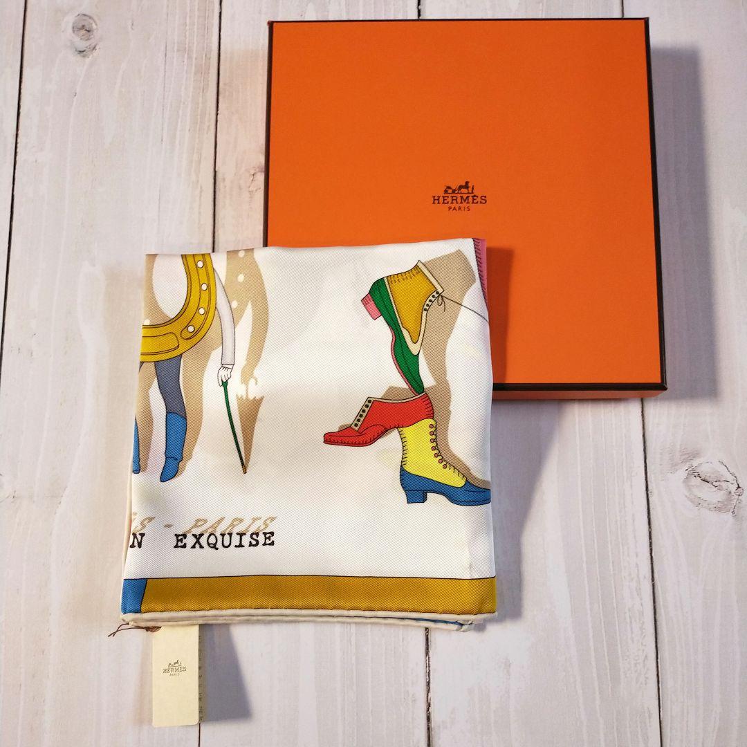 ☘️新品未使用 保存箱☘️ エルメス カレ70 華麗なるイリュージョン