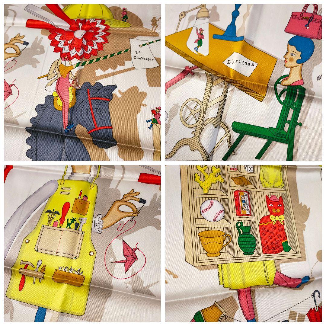 ☘️新品未使用 保存箱☘️ エルメス カレ70 華麗なるイリュージョン