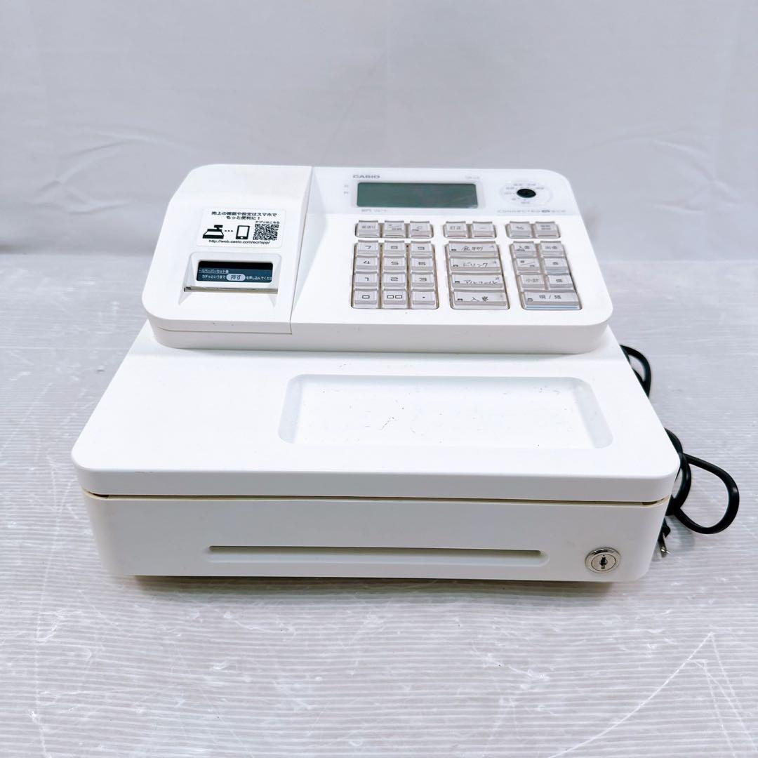CASIO カシオ電子 レジスター SR-G3-WE レジロール付き