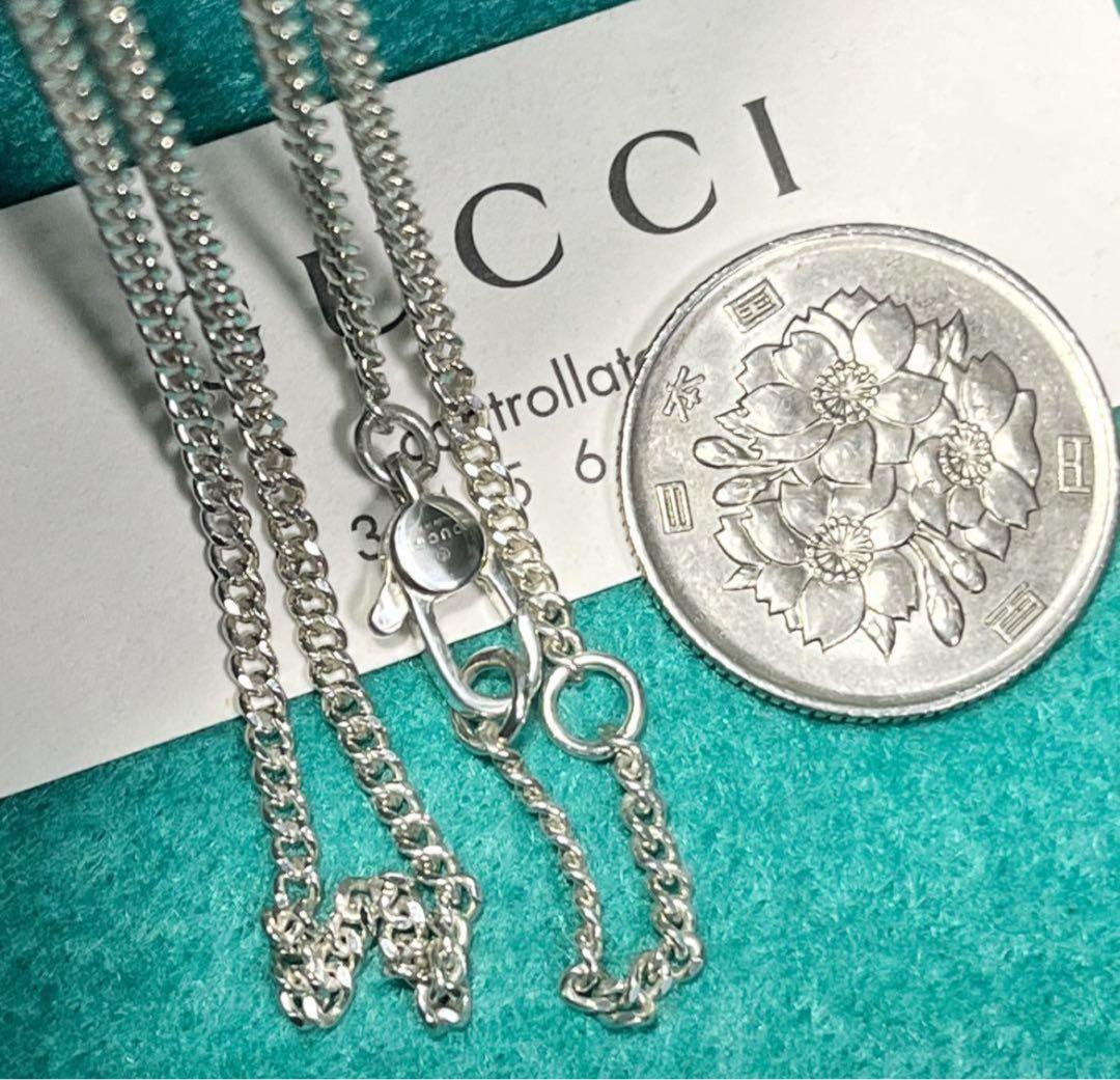 美品　GUCCI 2ミリ 喜平チェーンネックレス