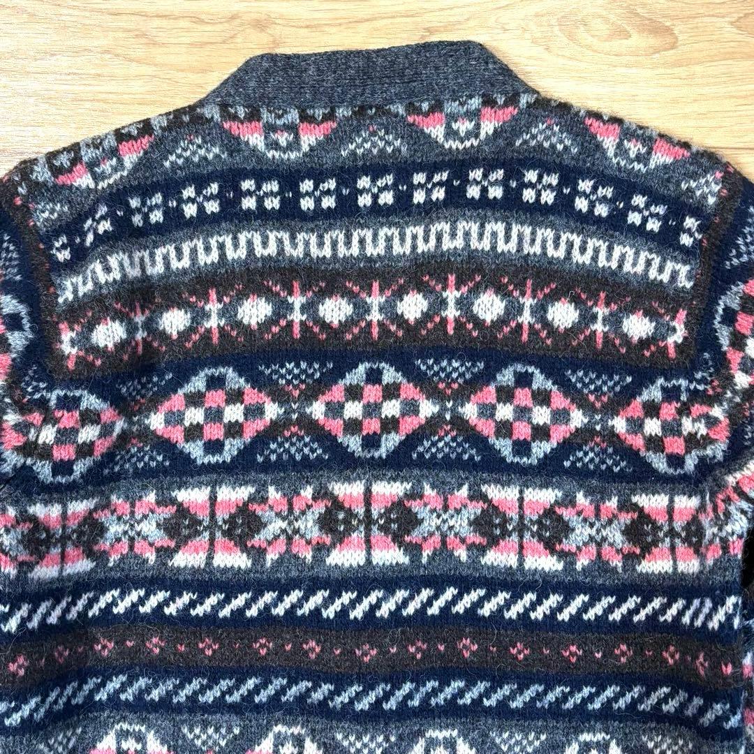 Jamieson’s ジャミーソンズ フェアアイル Vネックカーデガン