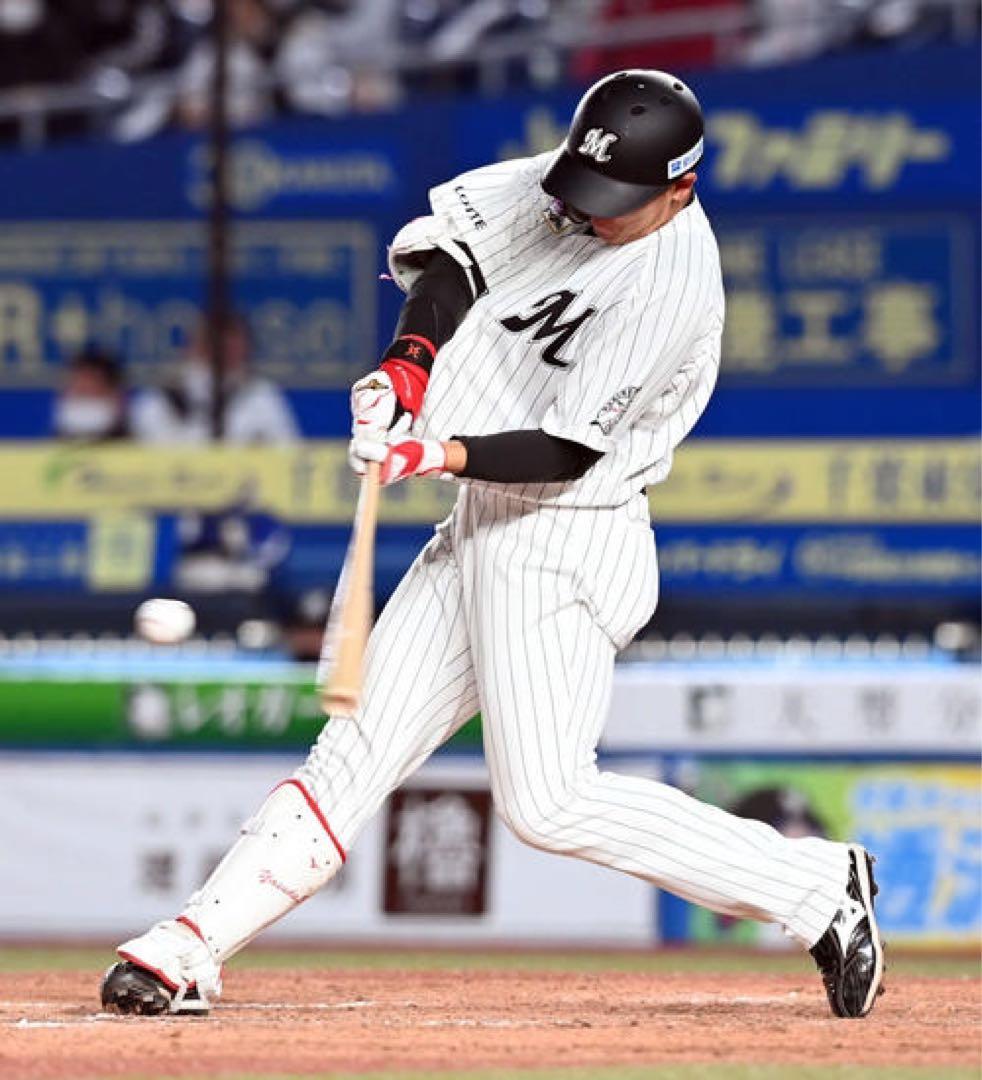 【プロ使用品】安田尚憲　千葉ロッテマリーンズ　スパイク　ミズノプロ　支給品