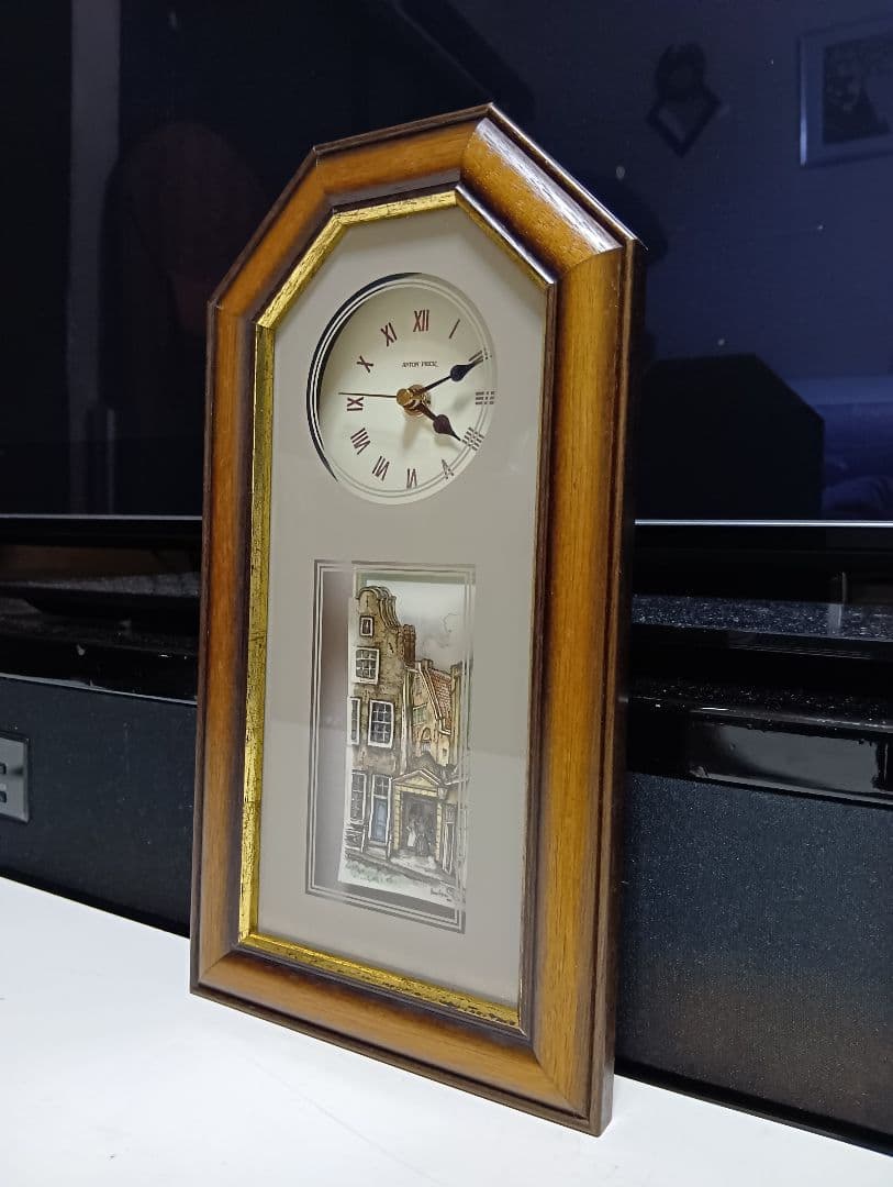 アントン　ピエック　オリジナル　シャドーボックス　ウッド　ウォール　クロック