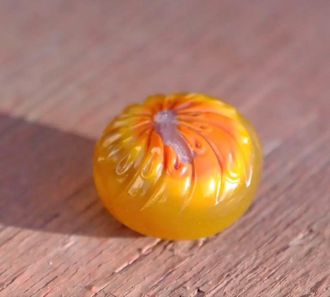 ゴビ石−1332 ゴビ瑪瑙　彫刻　『和菓子』