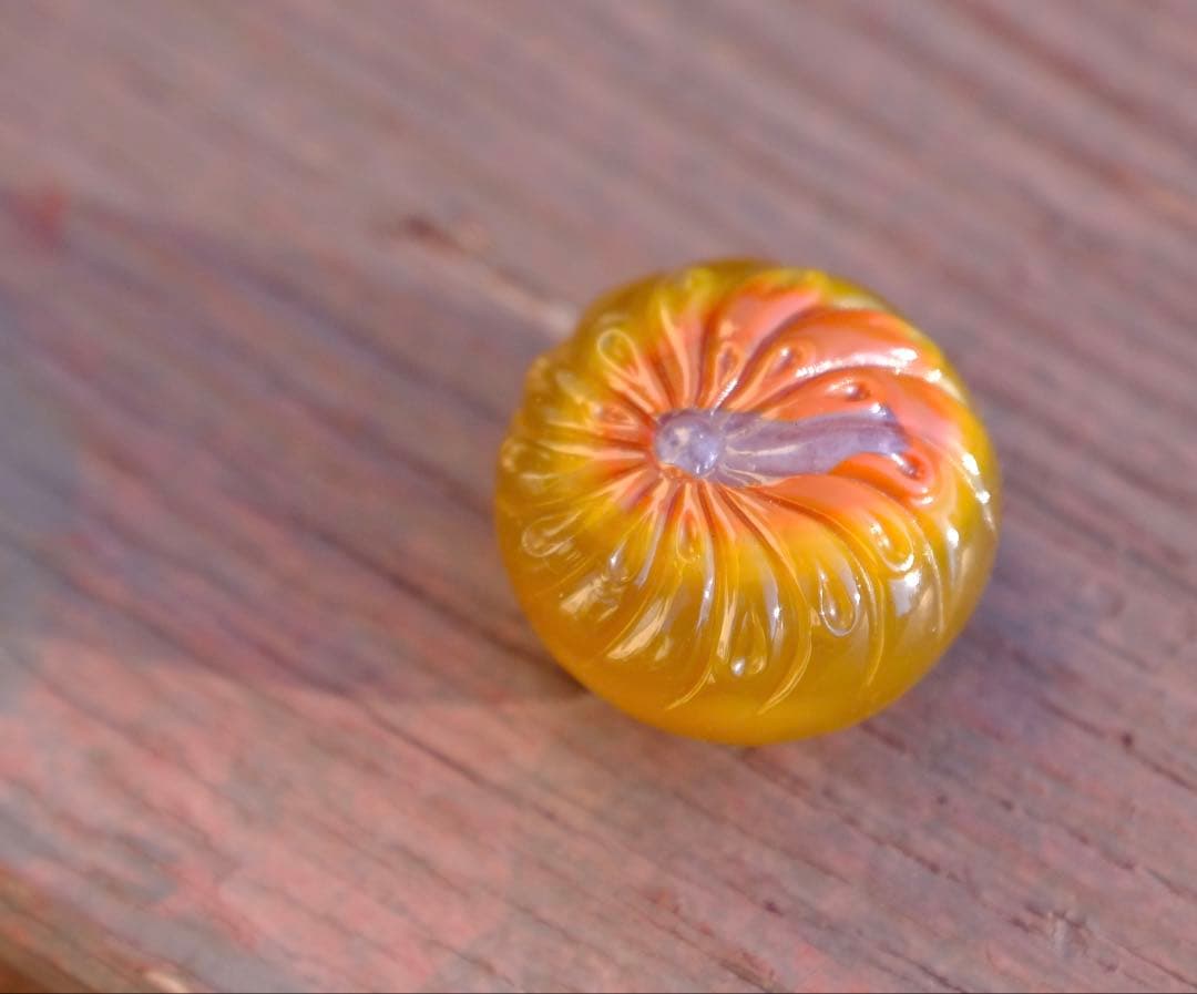 ゴビ石−1332 ゴビ瑪瑙　彫刻　『和菓子』