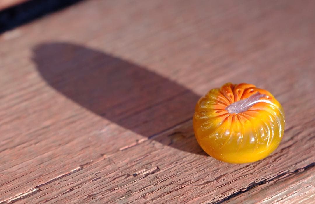 ゴビ石−1332 ゴビ瑪瑙　彫刻　『和菓子』