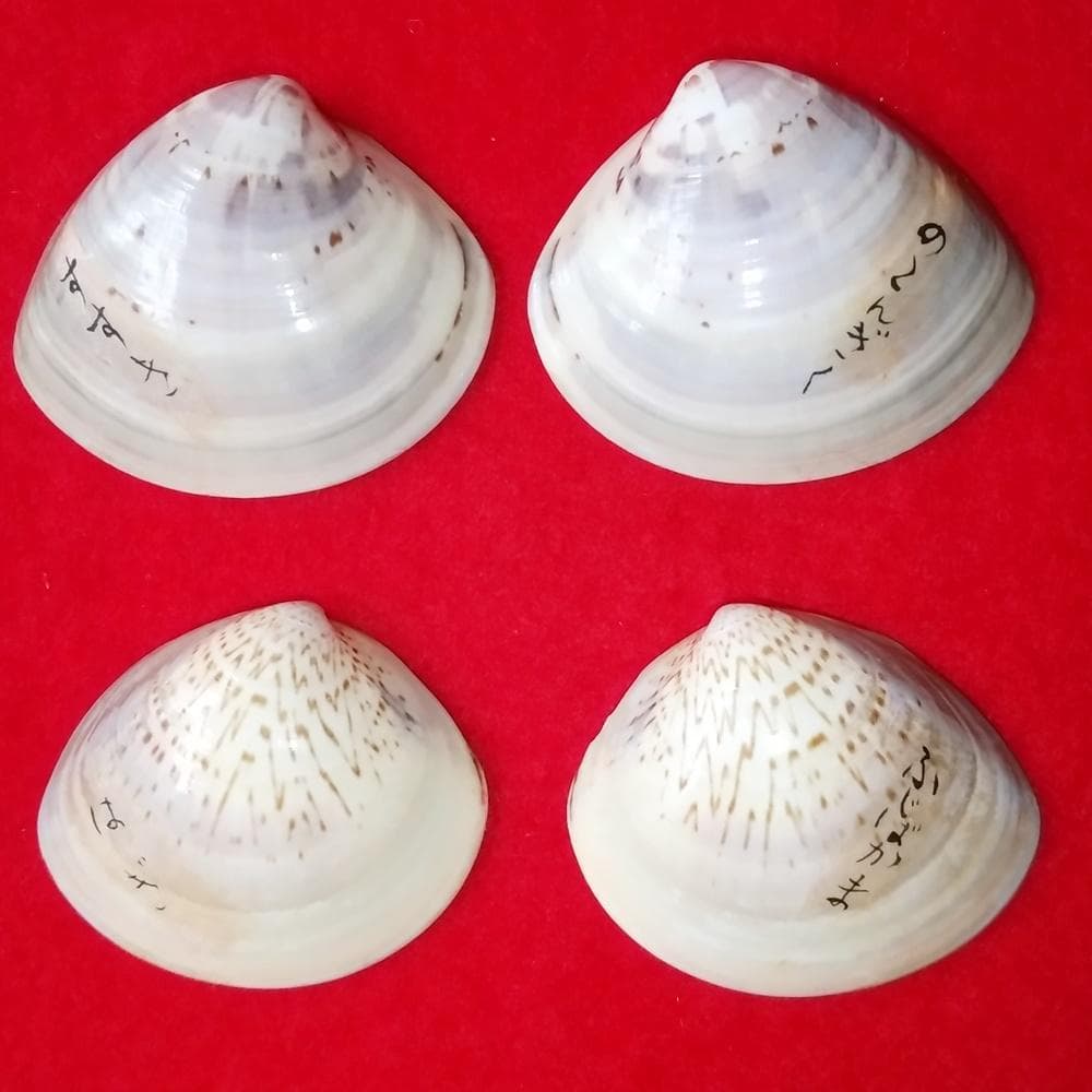 Toshi　純金泊　京洛の秋 貝桶と貝合わせ