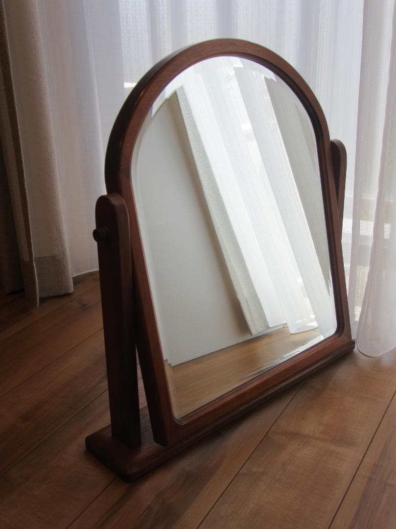 ドレッサー　置き鏡　木製
