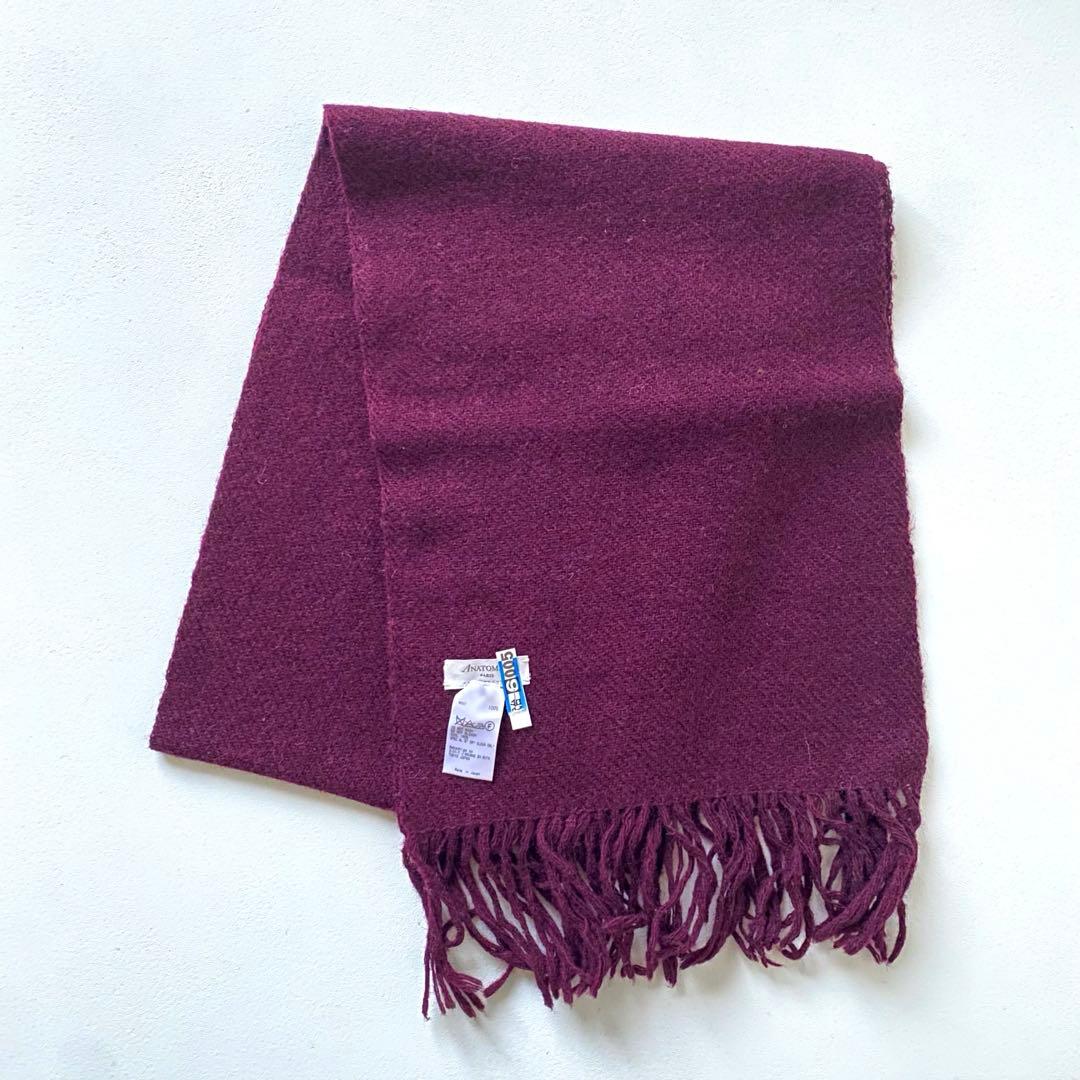 anatomica マフラー　シェットランドウール　アナトミカ