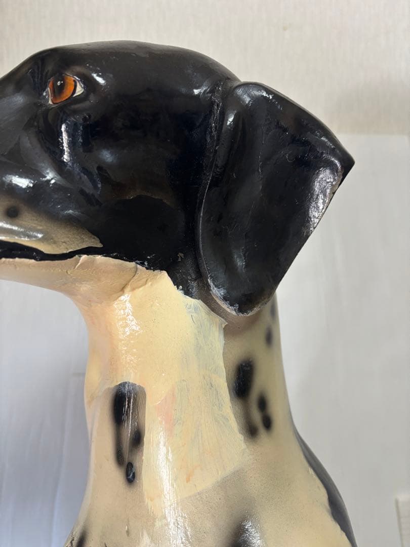 【希少‼️】ダルメシアン　犬の置物　FRP 素材