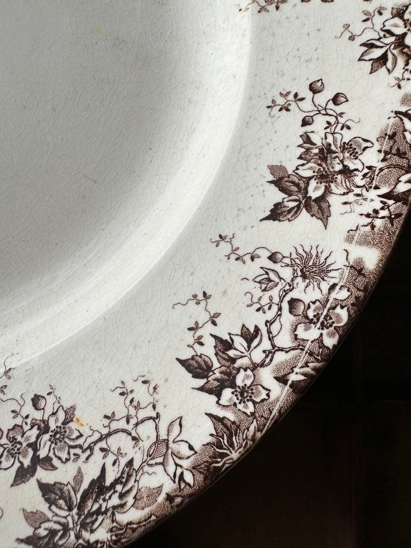 ⚫︎フランスアンティーク⚫︎ 大皿サルグミンヌ U&C Sarreguemines