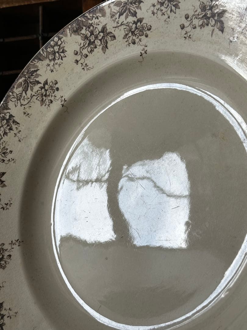 ⚫︎フランスアンティーク⚫︎ 大皿サルグミンヌ U&C Sarreguemines