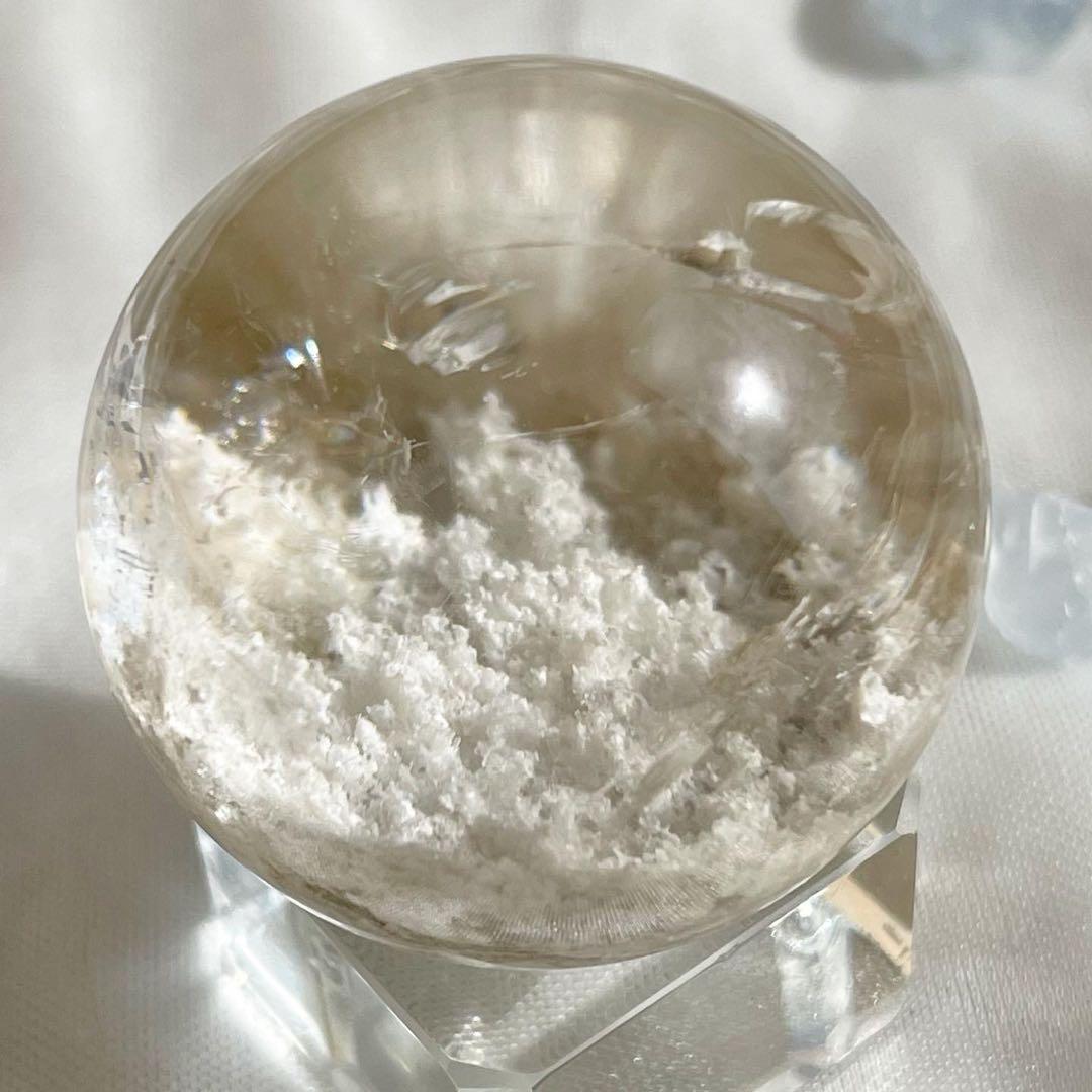 【 高品質雪景色 ルチル入り 】 ガーデンクォーツス