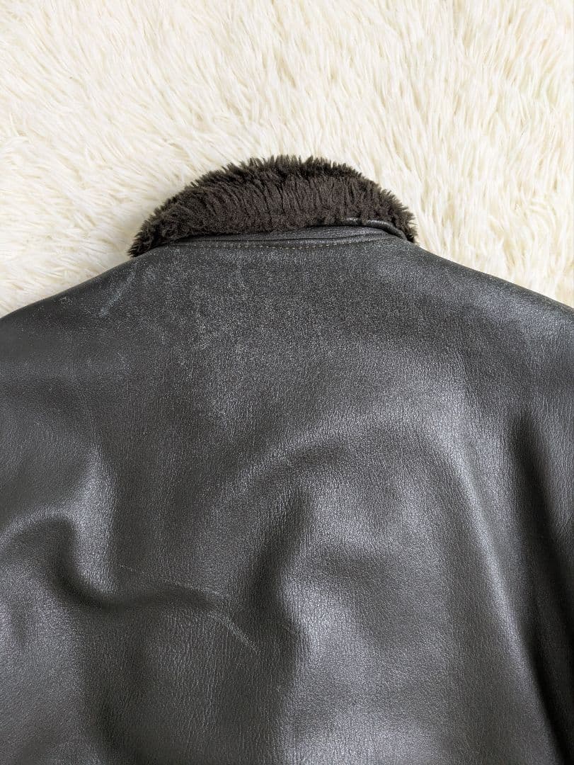 実物 80s サイズ42 G-1 USN レザージャケット フライトジャケット