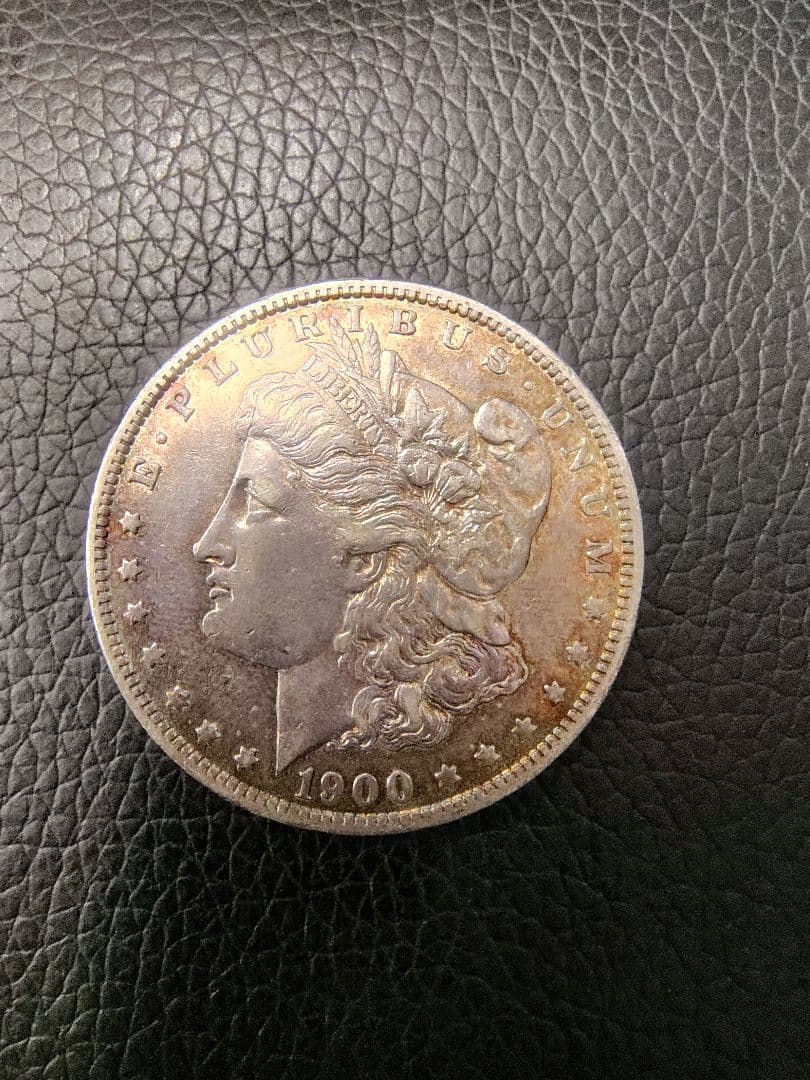 【激レアO刻印】1890-O モルガン・ダラー 銀貨 レインボートーン