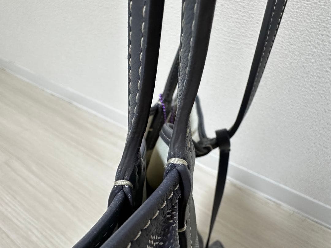 ゴヤール サンルイ PM グレー トートバッグ
