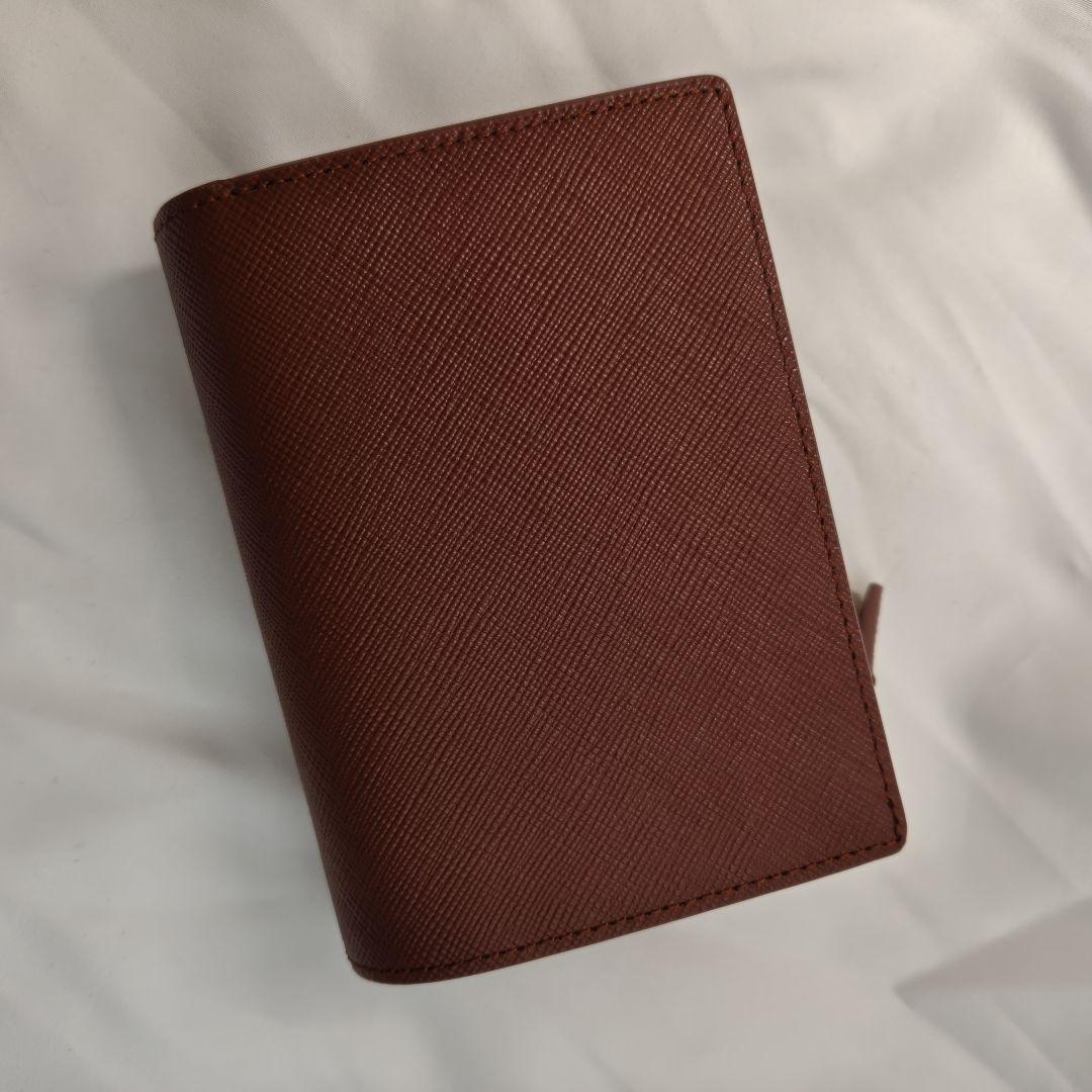 未使用級　agnes b. 三つ折り財布 　アニエスベー　ブラウン