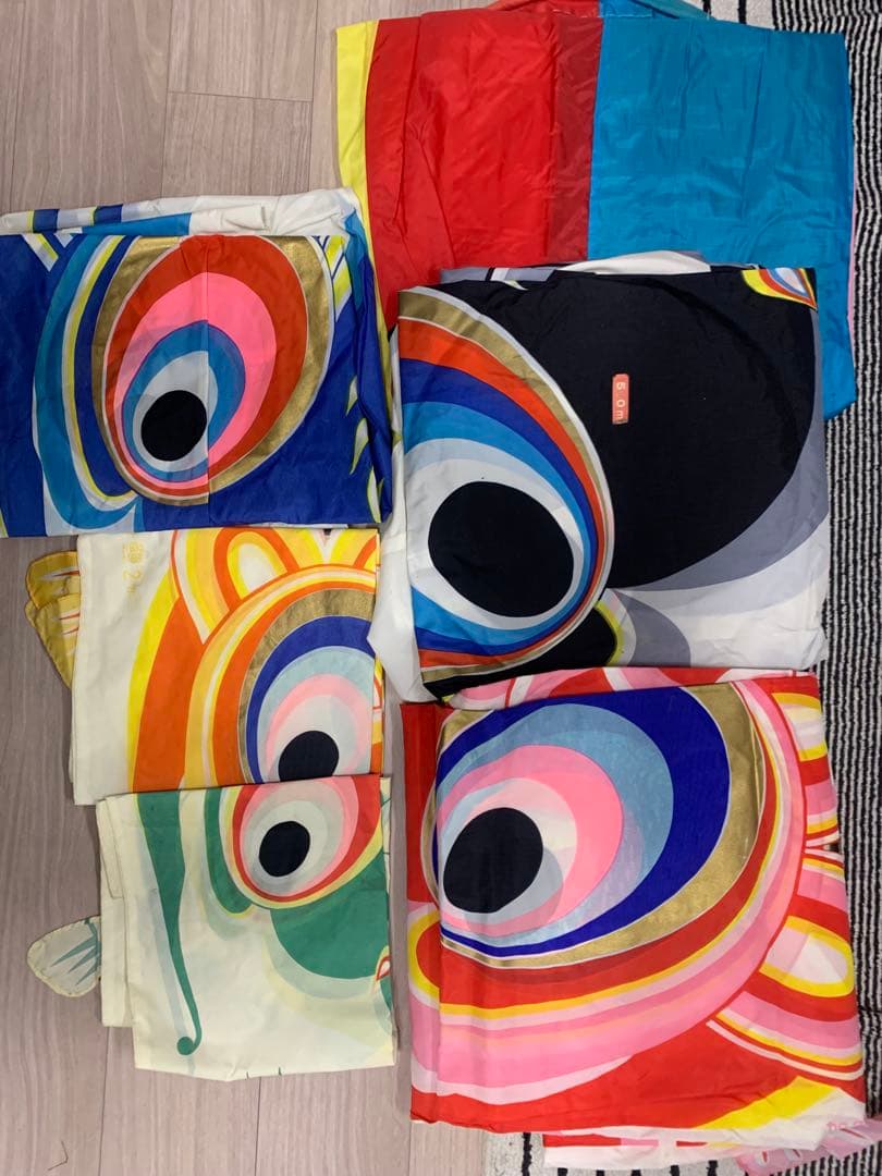 鯉のぼり　旭鯉　使用品　5Mセット　追加鯉付き　こいのぼり