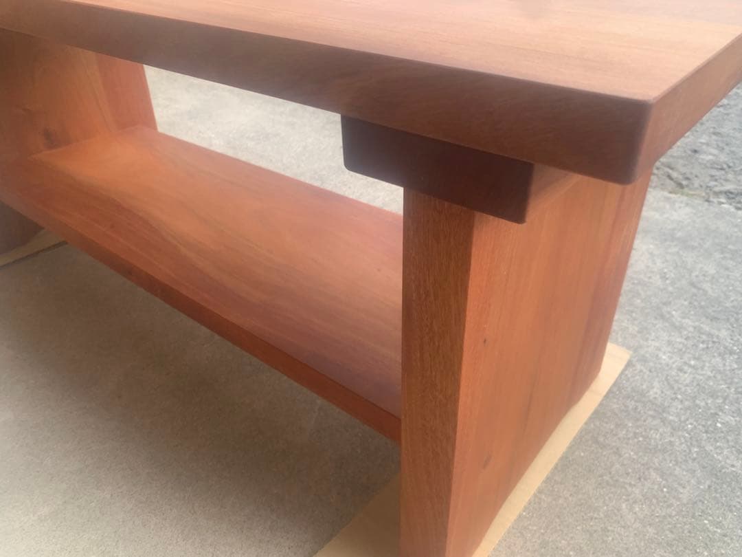 B﨓の木(タブ)サイドテーブル、TVボード、飾り棚〜重厚、高級感⤴️【MUKU】