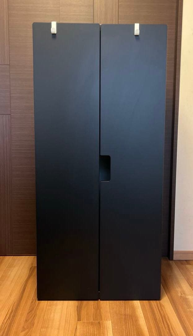 IKEA ワードローブ　送料込み　STUVA　 MALAD 黒　最終値下げ