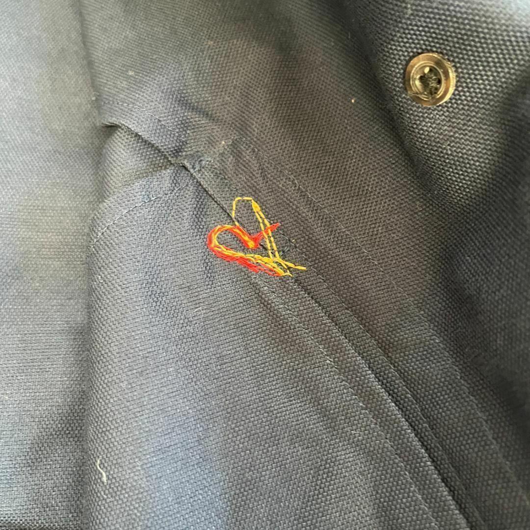 ＊未使用タグ付【45R】トレンチコート　Aライン　インディゴ　大きいサイズ３