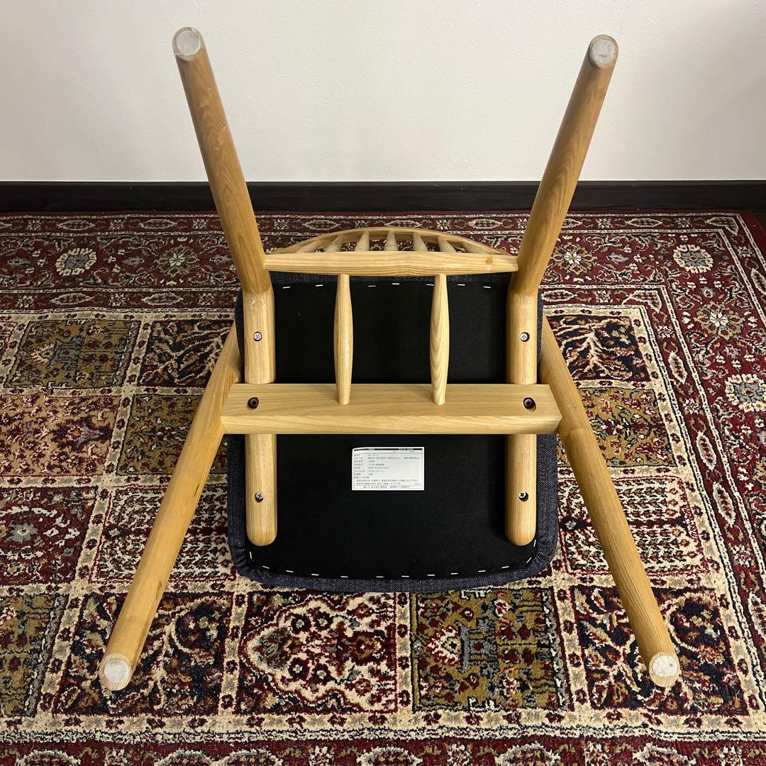 廃盤モデル 関家具◼︎ダイニングチェア DC ルーツ 木製チェア 椅子 B