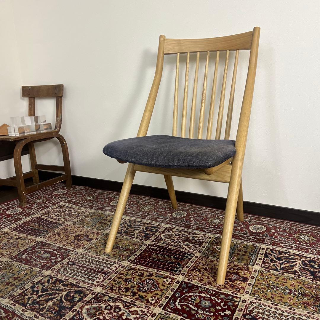 廃盤モデル 関家具◼︎ダイニングチェア DC ルーツ 木製チェア 椅子 B