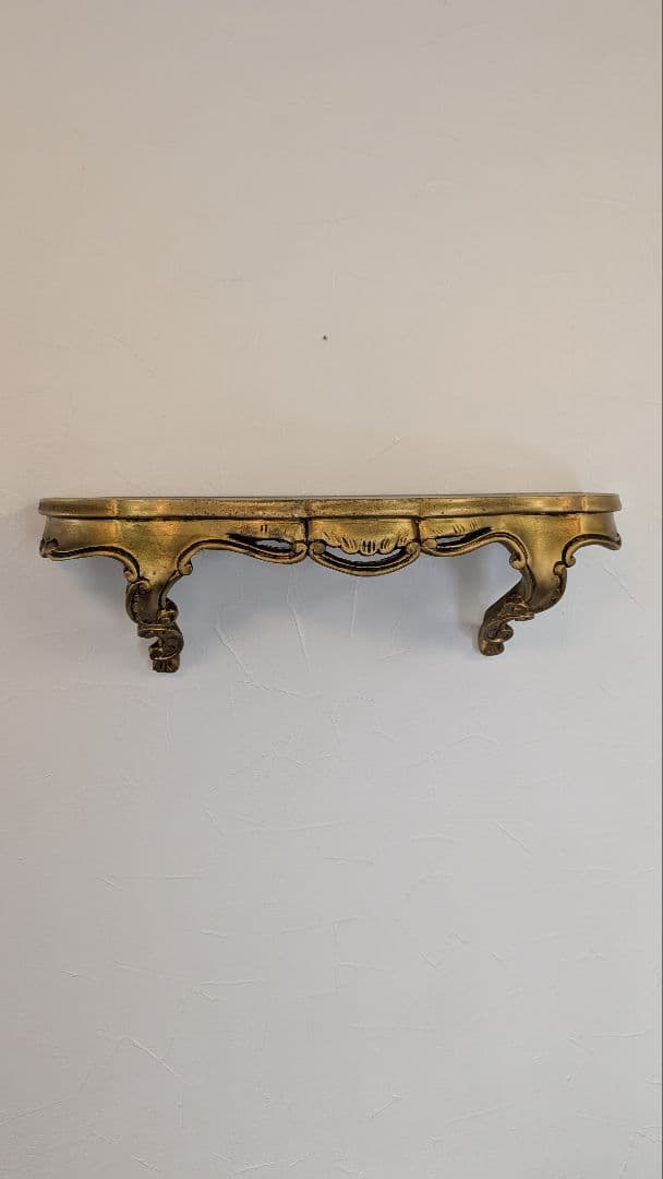 ロココ調 フレンチヴィンテージ ウォールシェルフ 飾り棚