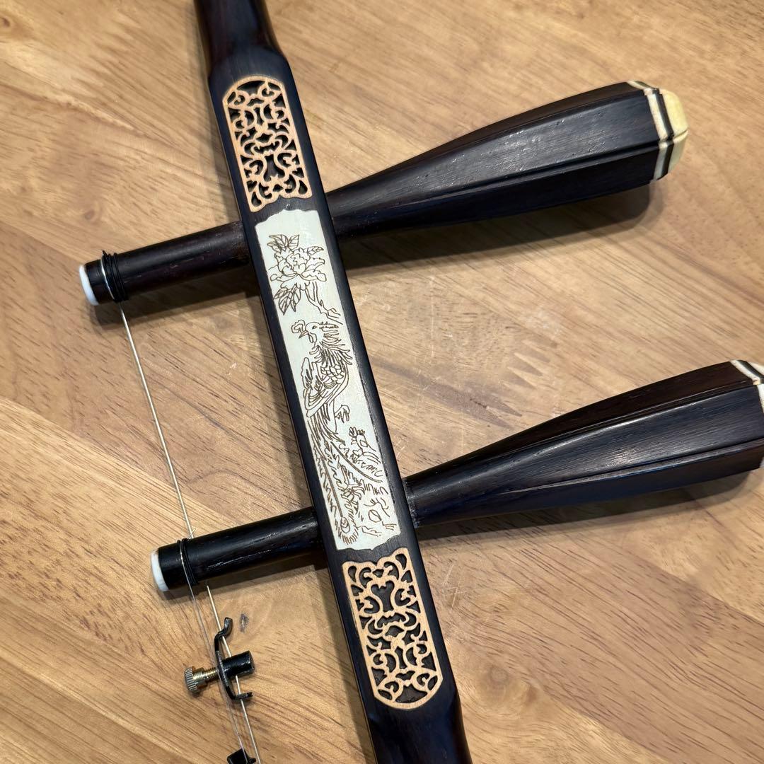 ⭐️美品⭐️中国 二胡 古月琴坊 万其興 紫檀精品 高級素材