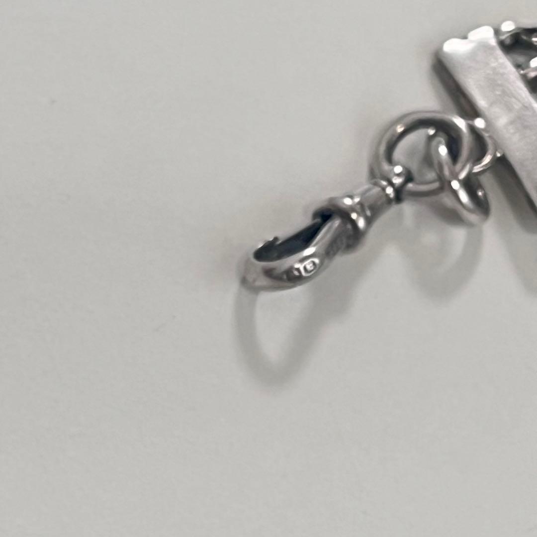 英国 イギリス ヴィンテージ 5連 チェーン ブレスレット シルバー 925