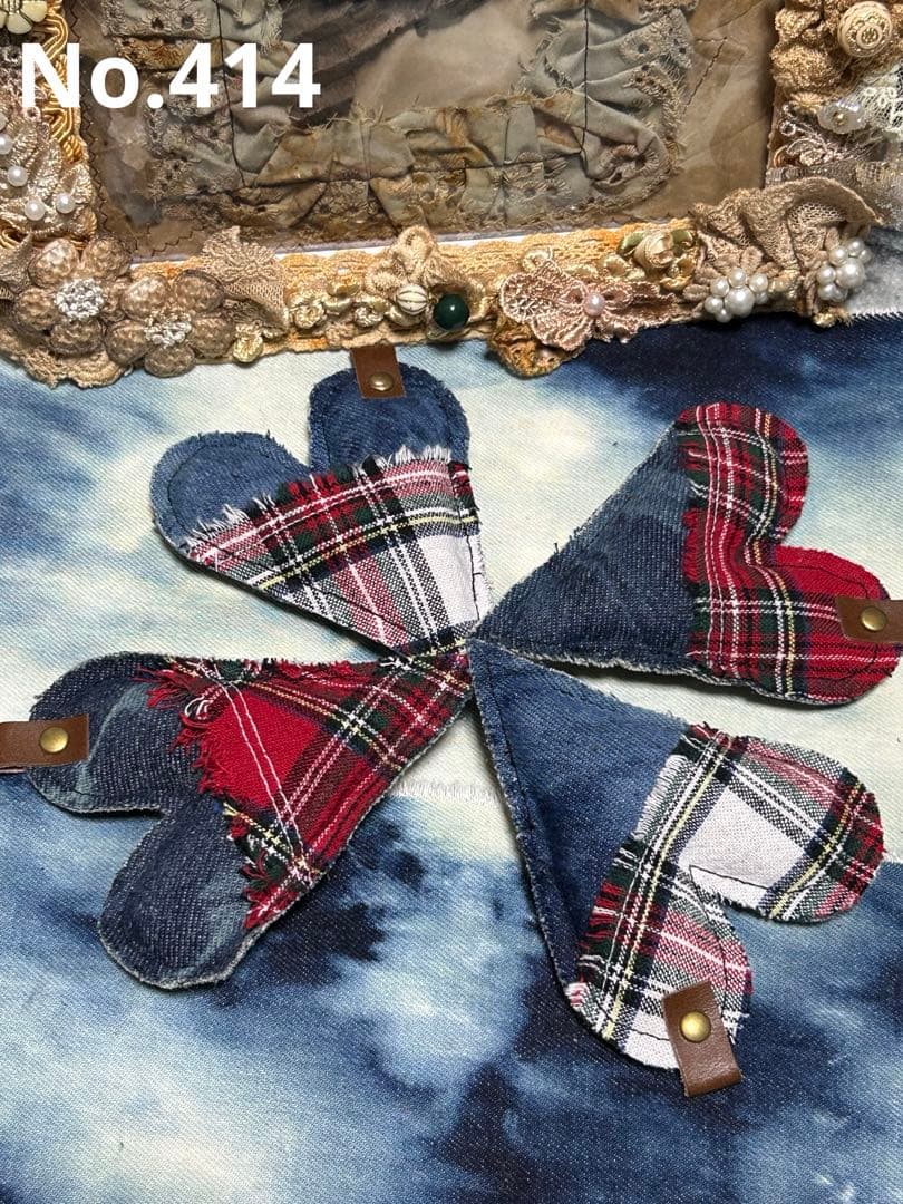 ぷっくりハートタグ♡  No.414