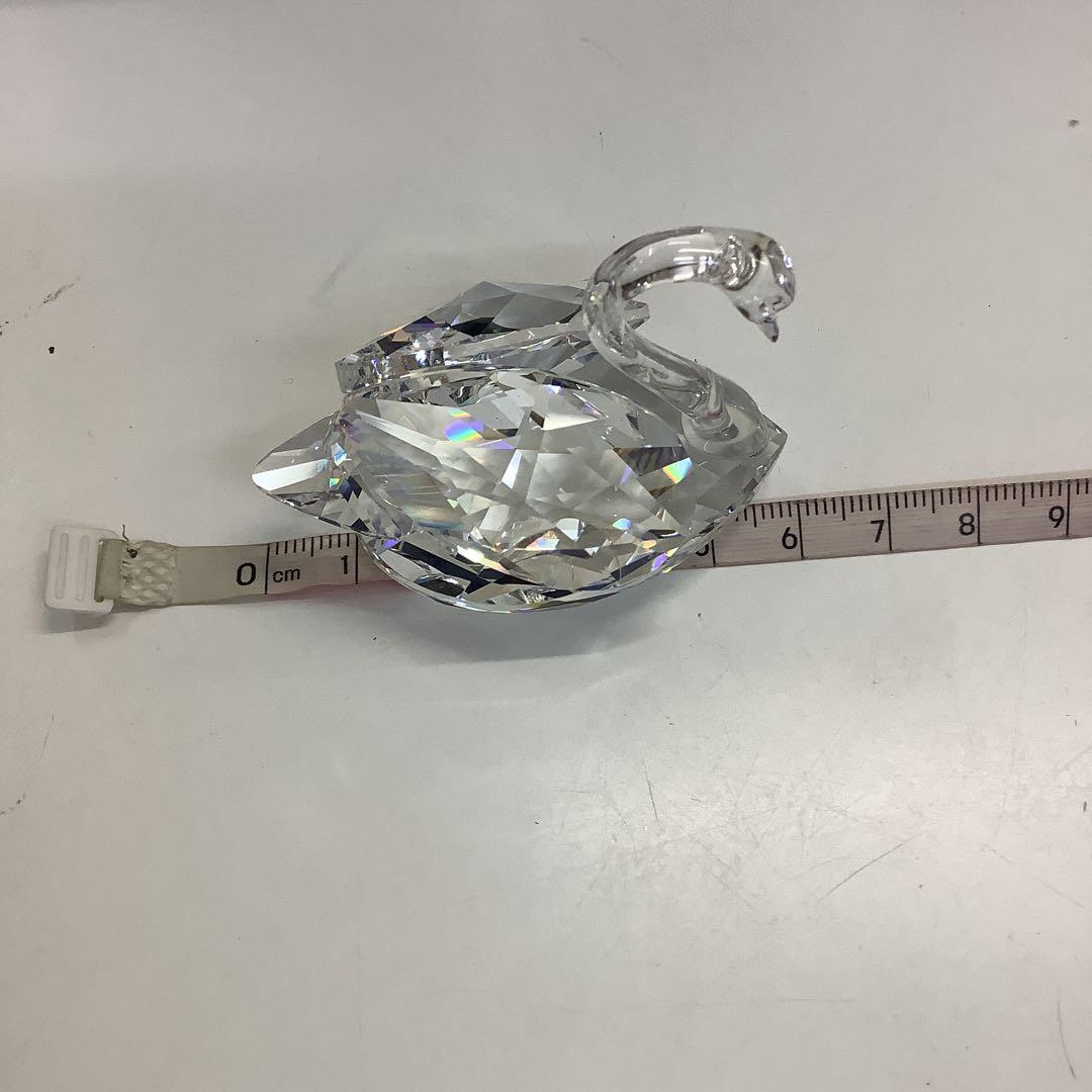 mm-3397⑥【SWAROVSKI スワロフスキー　クリスタル　スワン　置物】