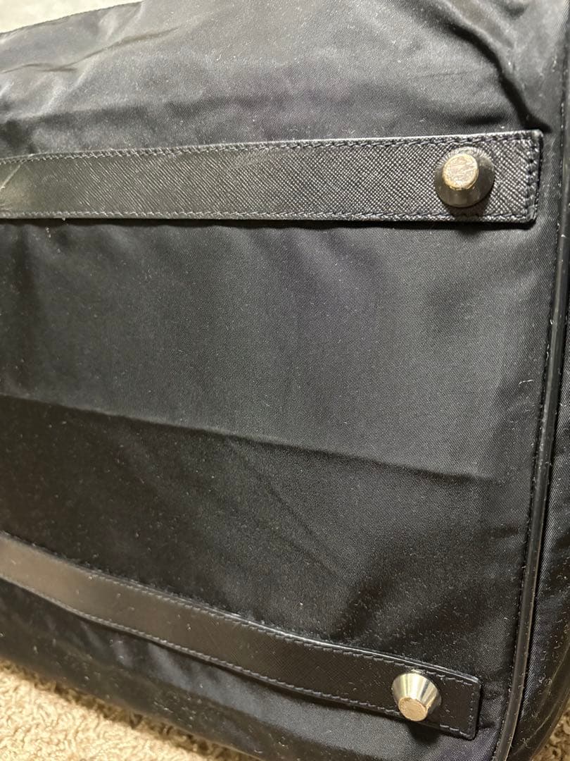 南京錠付き　PRADA プラダ ボストンバッグ