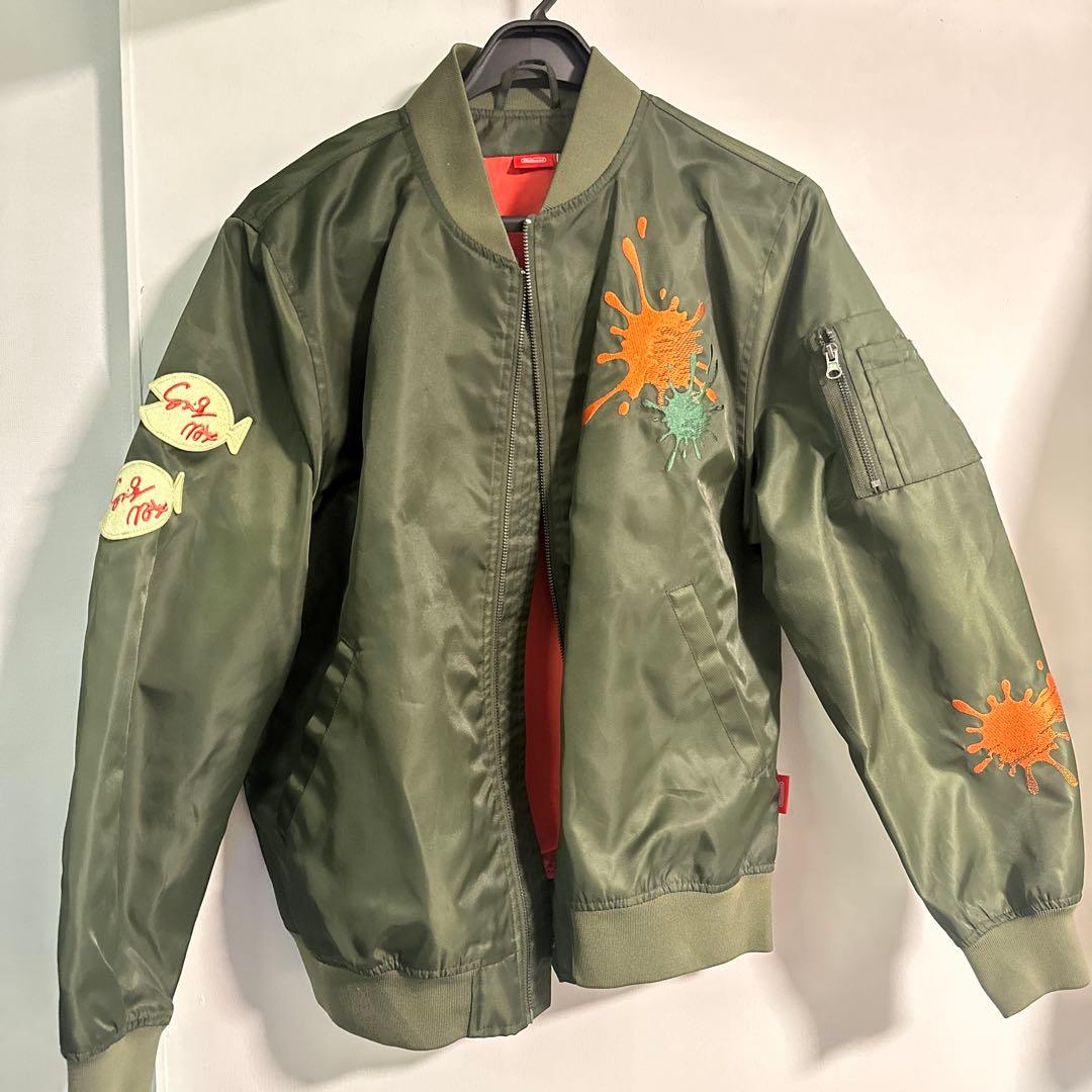 スプラトゥーン サーモンラン ジャケット Lサイズ MA-1