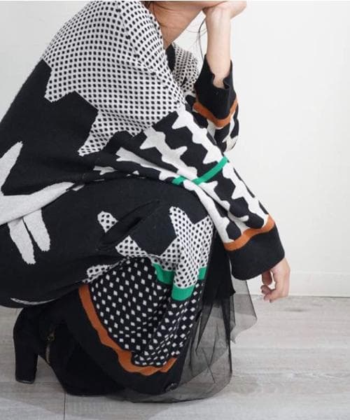 HENRIK VIBSKOV ロングカーディガン