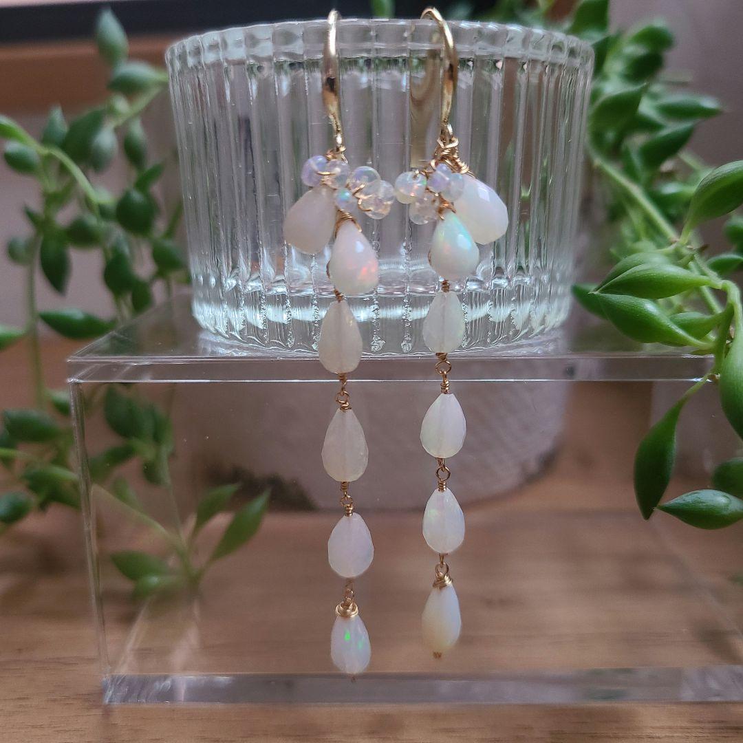 【もっちゃんおまとめ3点】【0403】ピアス プレシャスオパール